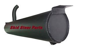 cat skid steer exhaust pipe|bobcat muffler.